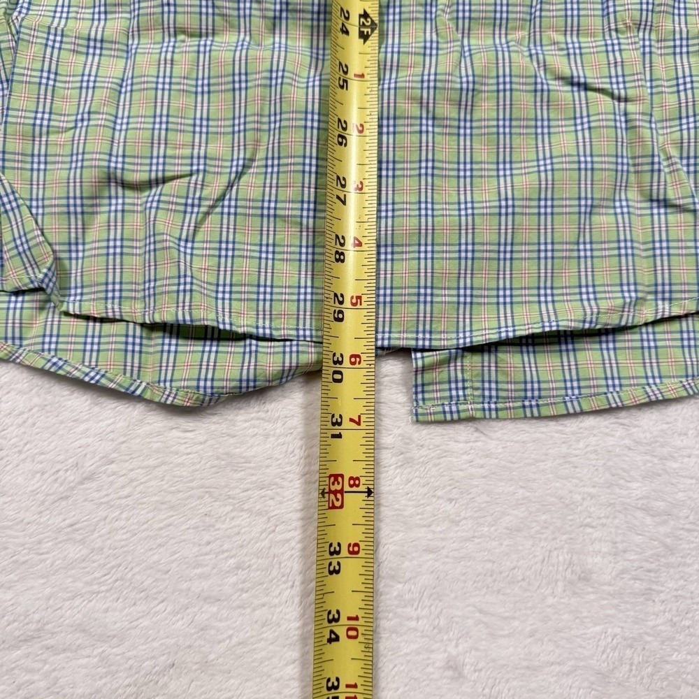 UntuckIt Shirt Mens 2XL Green Plaid Long Sleeve Button Down NEW - Picture 7 of 8